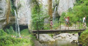 Cascada Gorges de Kakoueta. Sainte-Engrâce. Pirineos Atlánticos. Nueva Aquitania. Francia.