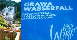 Cascada Grawa Wasserfall, Neustift im Stubaital, Austria.