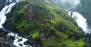 Cascada Latefossen en Noruega.