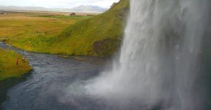 Cascada Seljanlandsföss. Road Trip por Islandia.