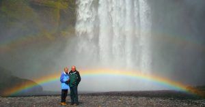 Cascada Skógafoss. Road Trip Iceland.