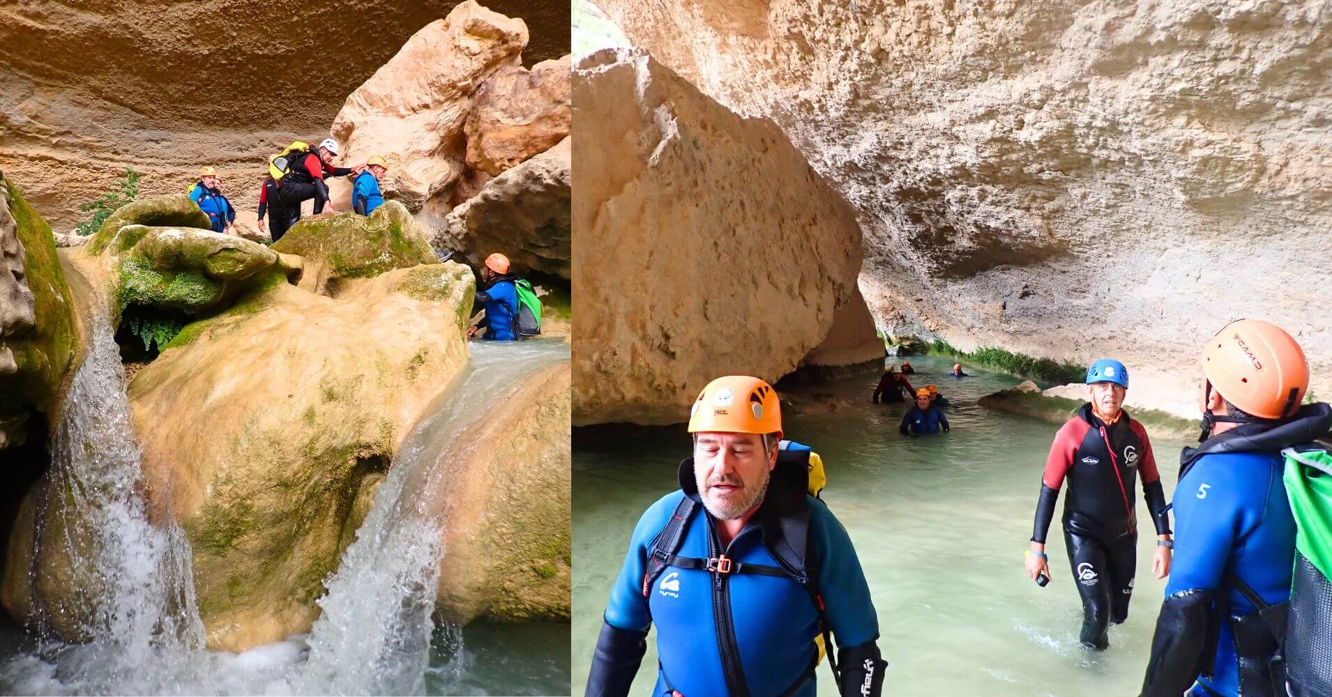 Cascadas, Caos y Estrechos del Cañón del Río Vero. Sierra de Guara. Alquezar, Huesca.