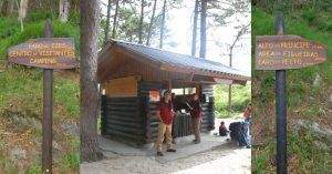 Caseta Guardería Forestal. Acampada en Islas Cíes. Pontevedra, Galicia.