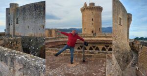Castillo de Bellver en Mallorca. Islas Baleares.