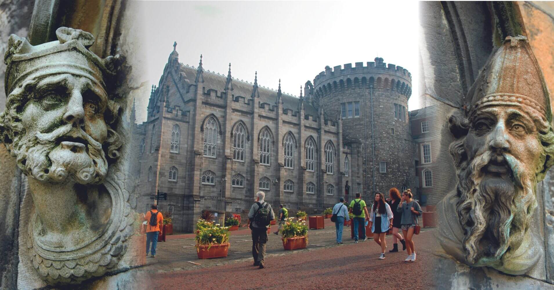 Castillo de Dublín Castle. Irlanda.