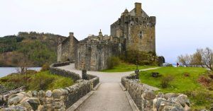 Castillo de Eilean Donan. Tierras Altas Highlands. Escocia, Reino Unido.