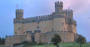 Castillo de Manzanares el Real. Comunidad de Madrid.