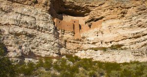 Castillo de Montezuma, Arizona, Flagstaff. Estados Unidos.