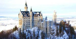 Castillo de Neuschwanstein. Baviera en Alemania.