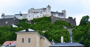 Castillo de Salzburgo, Austria.