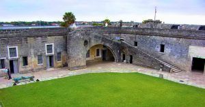 Castillo de San Marcos, en San Agustín. Florida, Estados Unidos.