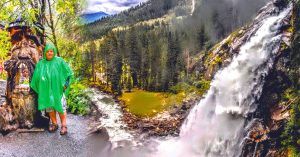 Cataratas del Krimm (Krimmler Waserfalle). Parque Nacional Hohe Tauern, Austria.