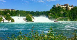 Cataratas del Rin. Rheinfall, Schaffhausen. Suiza.