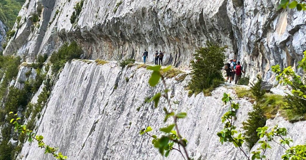Chemin de la Mâture, Cordillera de los Pirineos, Francia.