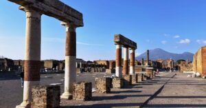 Ciudad de Pompeya. Italia.