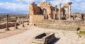 Ciudad Romana de Volubilis Tesoros Olvidados, Marruecos.