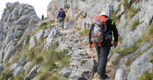 Collado de Pandébano. Travesía de Picos de Europa. Asturias.