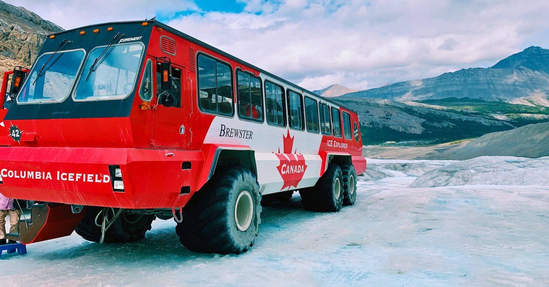 Columbia Icefields, Campos de Hielo. Parque Nacional de Banff. Alberta, Canadá.