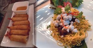 Comida Tai, Bangkok. Tailandia.