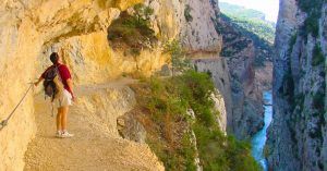 Congost de Mont-Rebei en Lérida. Cataluña.