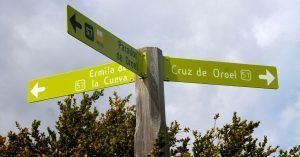 Cruce de Caminos en Peña Oroel. Jaca, Aragón.