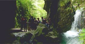 Cueva de Gorges de Kakoueta. Sainte-Engrâce. Pirineos Atlánticos. Nueva Aquitania. Francia.