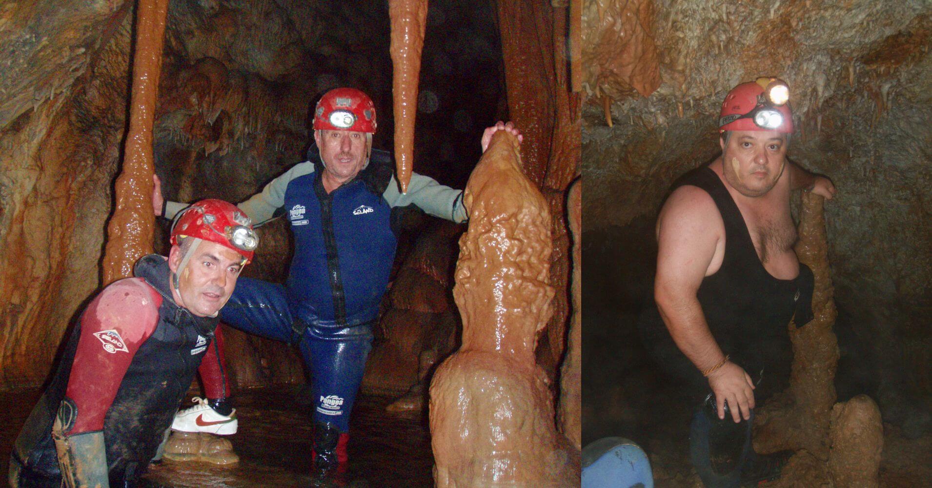 Cueva de las Excéntricas. Lago. Igualeja, Málaga. Andalucía.