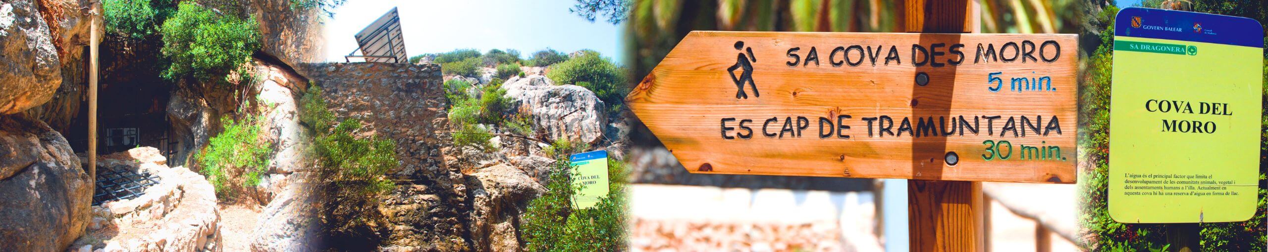 Cueva del Moro, Sa Cova des Moro. Isla de Dragonera. Islas Baleares.
