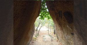 Cueva del Oso. Silla de Felipe II. El Escorial, Madrid.