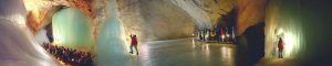 Cueva Glaciar Eisriesenwelt, Werfen, Salzburgo, Austria.