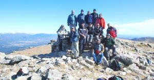Cumbre de Cabeza de Hierro Mayor. Cuerda Larga. Comunidad de Madrid.