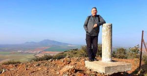 Cumbre del Cerro Marica. Vértice Geodésico. Sierra de Nambroca, Toledo. Castilla la Mancha.
