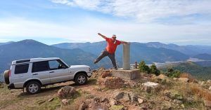 Cumbre del Cerro Merina. Ruta 4X4 Puerto de Arrebatacapas. Cebreros, Ávila. Castilla y León.