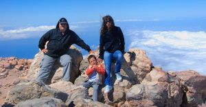 Cumbre del Teide con Mar de Nubes de fondo. Parque Nacional de las Cañadas del Teide. Tenerife.