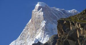 Cumbre Masherbrum Peak. Askole, Pakistán.