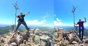 Cumbre Monte Aitxuri, 1551 metros. Viaje Road Trip por el País Vasco en Autocaravana.