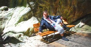 Descanso en les Gorges du Trient. Valais, Suiza.