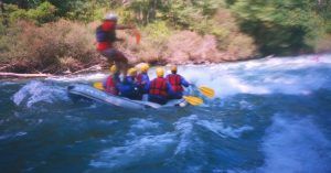 Descenso Rafting del Noguera Pallaresa. Lérida.