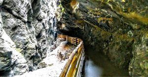 Desfiladero de Liechtensteinklamm en Sankt Johann im Pongau en la Región de Salzburgo, Austria.