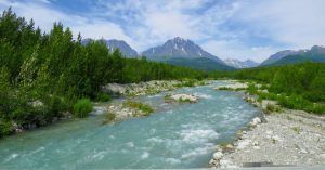 Desfiladero del Río Lowe. Alaska, Estados Unidos.