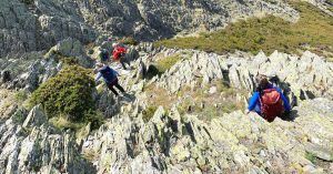 Destrepes en la Cresta del Dragón. Sierra de Ayllón. Guadalajara. Castilla La Mancha.