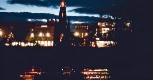 Edimburgo de Madrugada, Escocia.
