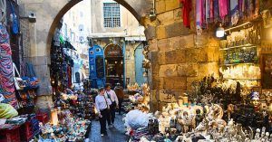 El Bazar Jan el-Jalili. El Cairo, Egipto.