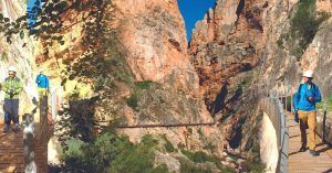 El Caminito del Rey. Tajo de las Palomas. Ardales & Alora. Málaga. Andalucía.