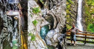 El Desfiladero de Liechtensteinklamm, Sankt Johann im Pongau en la Región de Salzburgo. Austria.