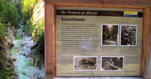 El Desfiladero Kaiserklamm, Pinegg, Brandenberg, Tirol, Austria,