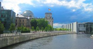 El Edificio del Parlamento. Reichstag. Berlín. Alemania.