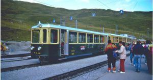 El Ferrocarril del Jungfrau. Interlaken, Grindelwald, Suiza,