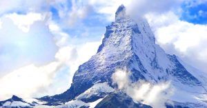 El Matterhorn, Monte Cervino. Ruta Cinco Lagos de Zermatt. Suiza.