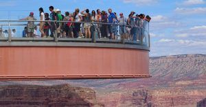 El Mirador de Cristal Skywalk. Parque Nacional del Gran Cañón del Colorado. Arizona. Estados Unidos.
